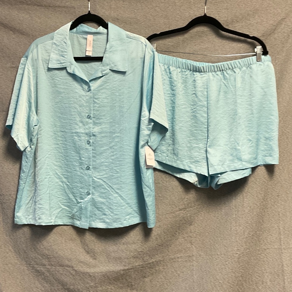 Auden Light Blue Women's Pajama Set